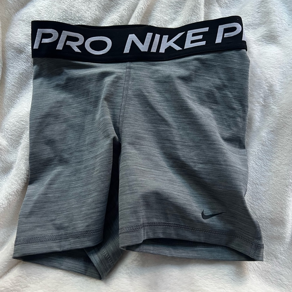 Nike Black and Grey Pro Performance Shorts